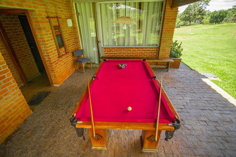 Chácara c/ Piscina Aquecida, Jacuzzi e Sinuca