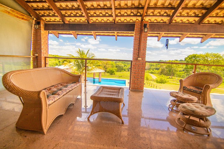 Chácara c/ Piscina Aquecida, Jacuzzi e Sinuca
