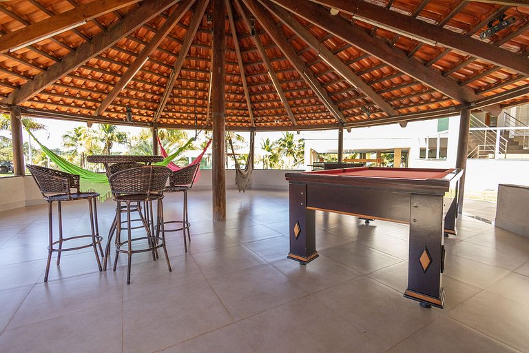 Rancho paradisíaco c/ 7 suítes no Lago das Brisas