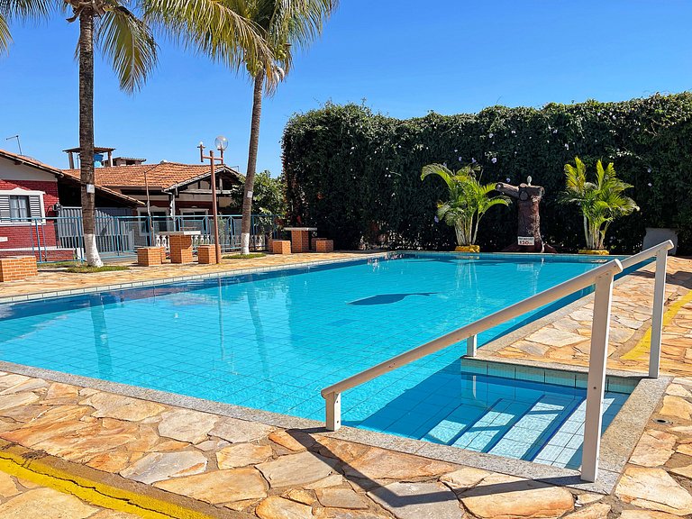 Chalé perfeito para Férias c/ 3 Quartos e Piscina