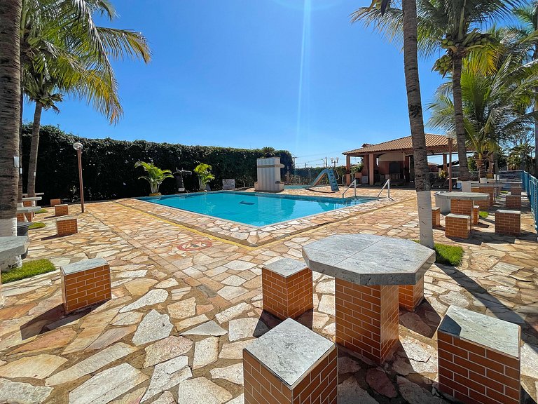 Chalé perfeito para Férias c/ 3 Quartos e Piscina