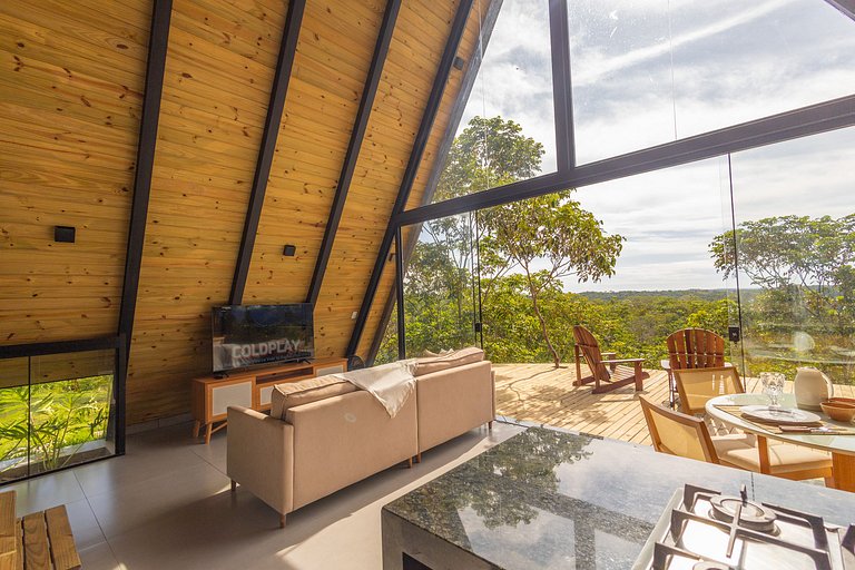 Escape para a Natureza - Cabana Fogo 4 Elementos