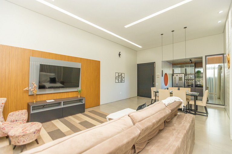 Casa familiar e aconchegante a 8 min do Hot Park