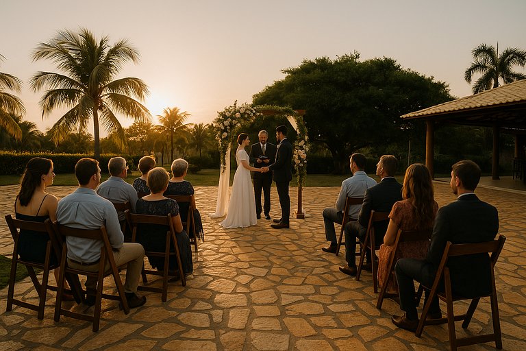 Sol, Piscina e Natureza: Estrutura Completa para Eventos e C