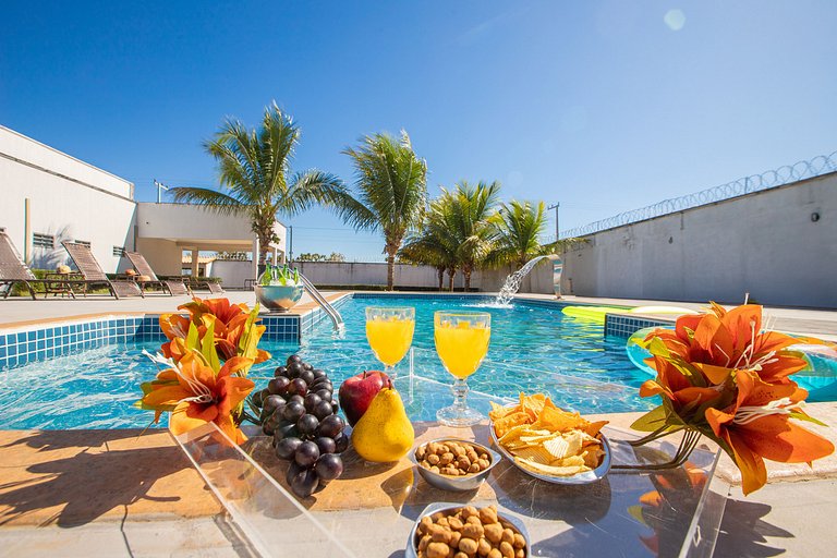 Recanto c/ 4 Suítes, Piscina e Área Gourmet