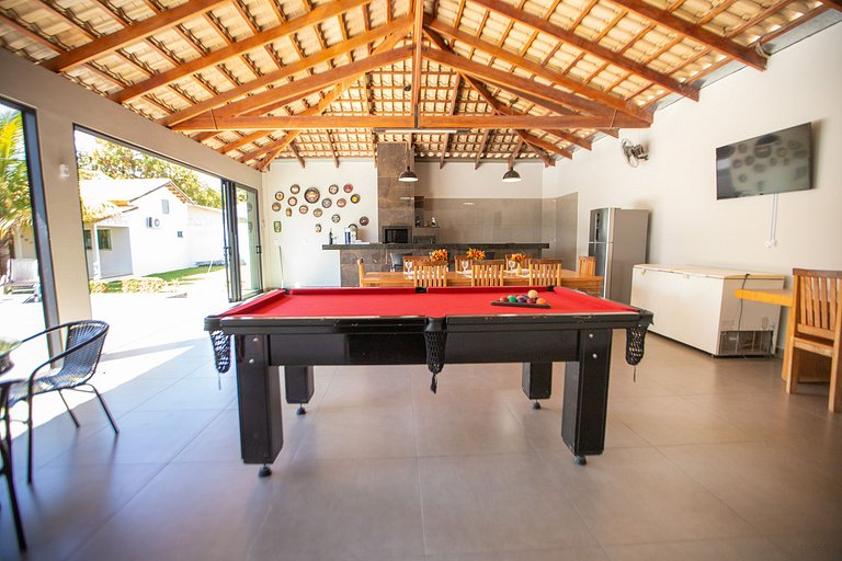 Refúgio 4 Suítes c/ Piscina, Sinuca e Área Gourmet