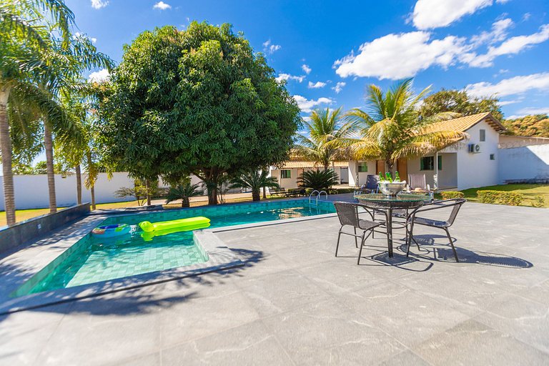 Refúgio 4 Suítes c/ Piscina, Sinuca e Área Gourmet