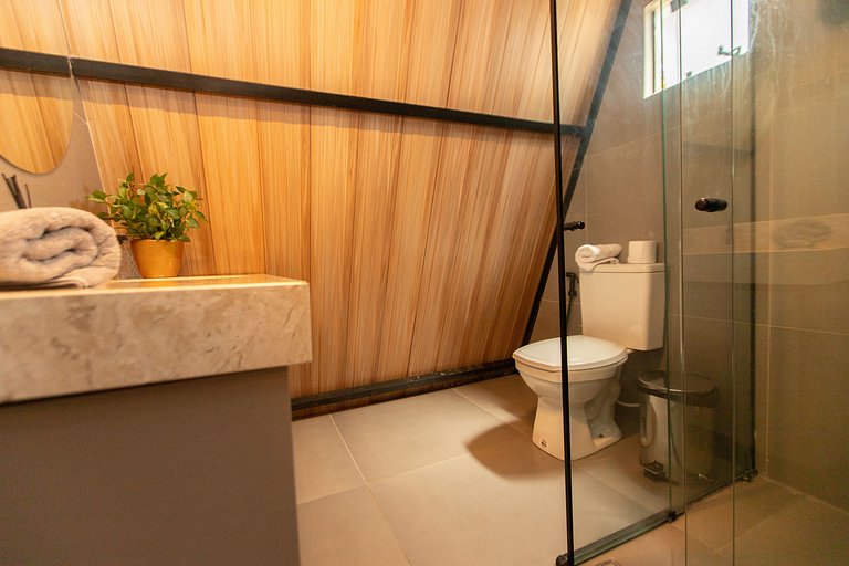 Cabana com Hidro Privativa e Piscina Infinita