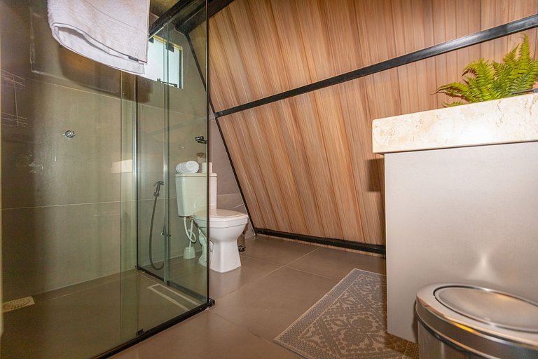 Cabana com Hidro Privativa e Piscina Infinita
