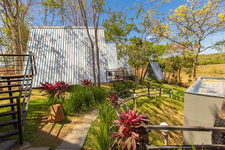 Cabana com Hidro Privativa e Piscina Infinita