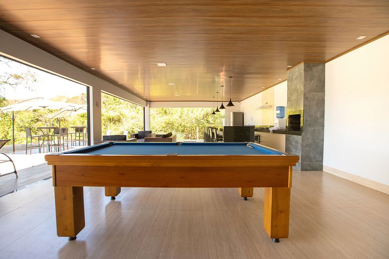 Cabana com Hidro Privativa e Piscina Infinita