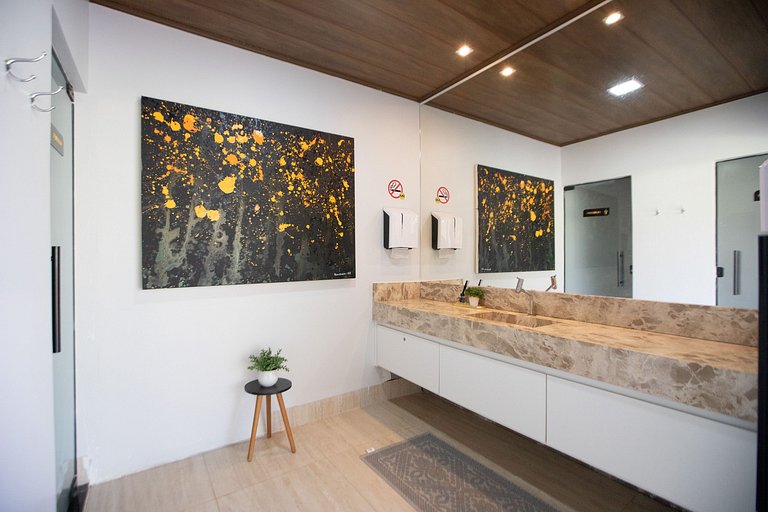 Cabana com Hidro Privativa e Piscina Infinita