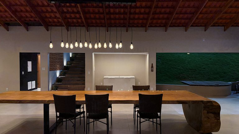 Chácara Incrível: Deck c/ Piscina, Hidro e Pesca