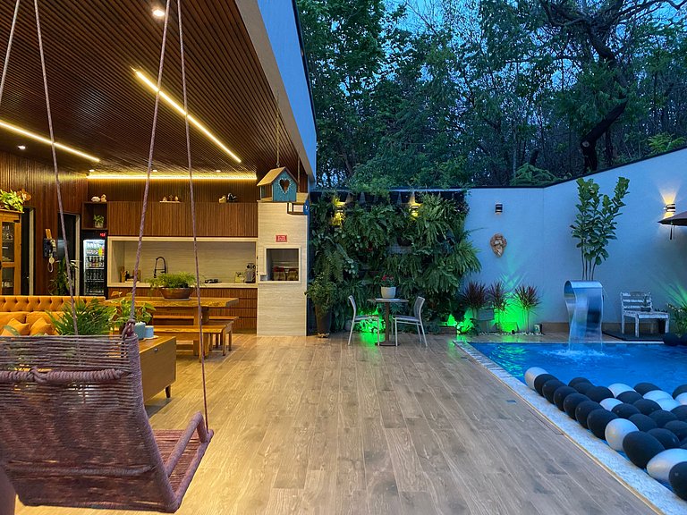 Refúgio de Luxo e Tranquilidade c/ Piscina e Hidro