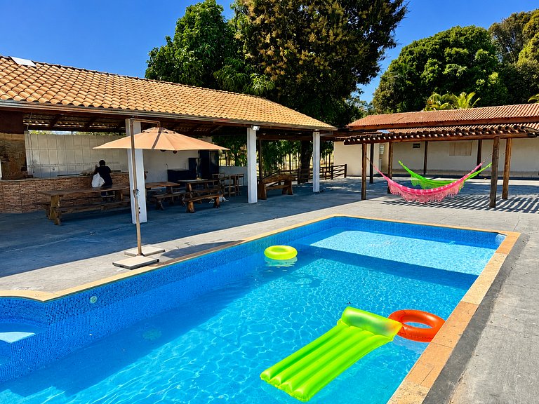 Chácara para Lazer em Família, Grupos e Eventos