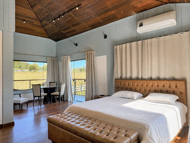 Casa de Campo Premium | 5 Suítes e Lago Privativo