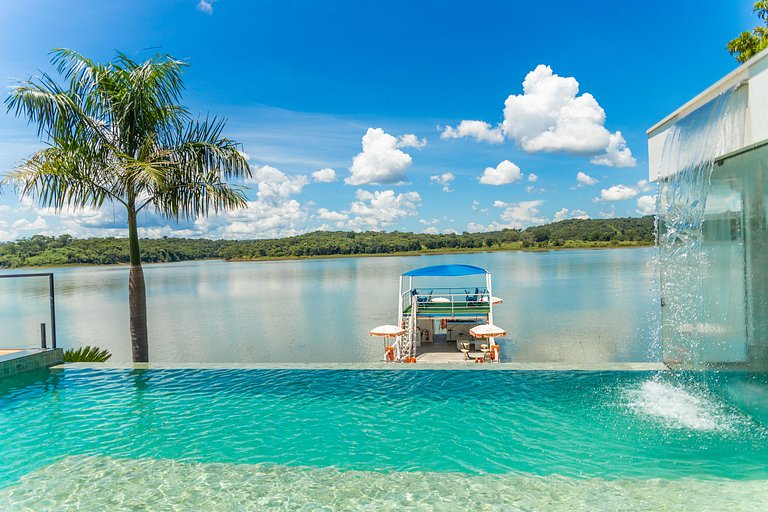 Paraíso à Beira Lago, Piscina e Vista Espetacular