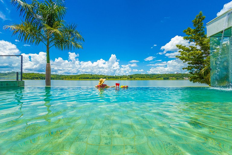 Paraíso à Beira Lago, Piscina e Vista Espetacular